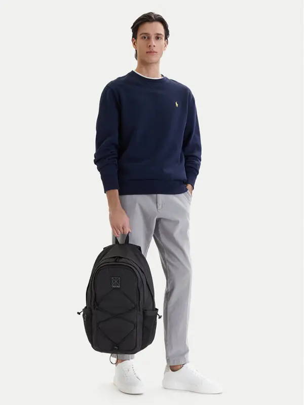 Calvin Klein Calvin Klein Ruksak Utility Emblem Bungee Backpack LV04D3301G Crna