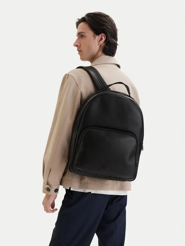 Calvin Klein Calvin Klein Ruksak Webbing Strap Round Backpack LV04D3282G Crna