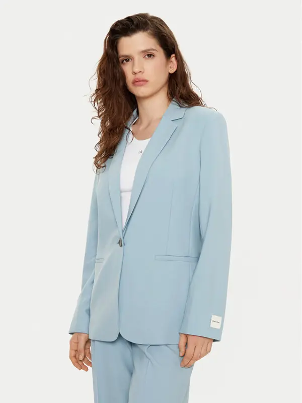 Calvin Klein Calvin Klein Sakoi K20K207632 Svijetloplava Slim Fit