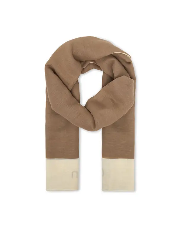 Calvin Klein Calvin Klein Šal Linen Blend Emblem Pareo Scarf LV04F9021G Bež