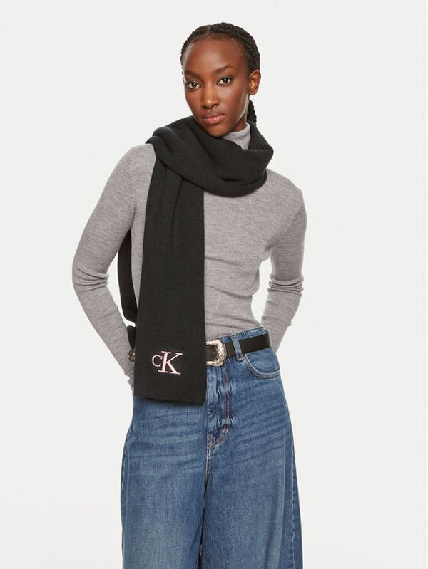 Calvin Klein Calvin Klein Šal Monogram K60K612659 Crna