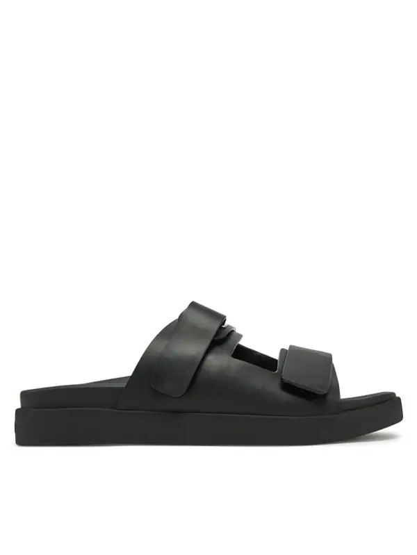 Calvin Klein Calvin Klein Sandale Flat Adj Slide Eyelet HW0HW02489 Crna