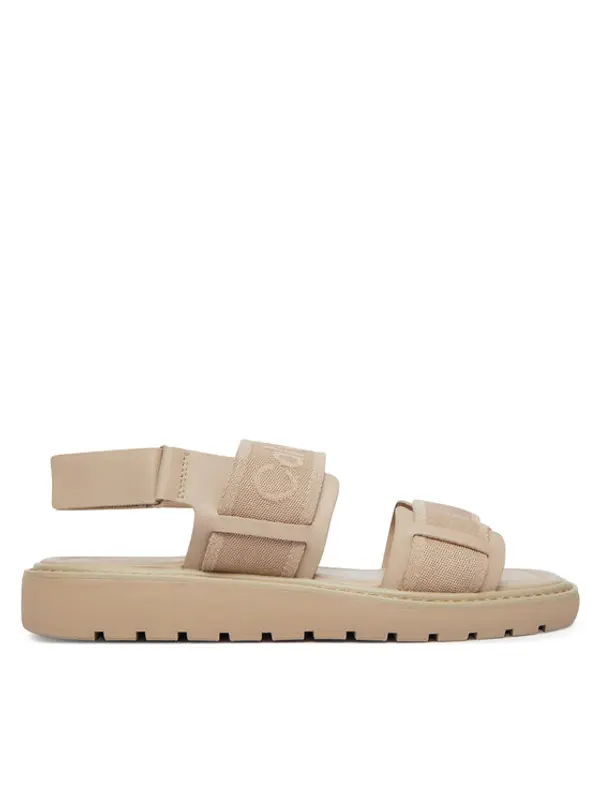Calvin Klein Calvin Klein Sandale Sq Molded Sandal Webb HW0HW02872 Bež