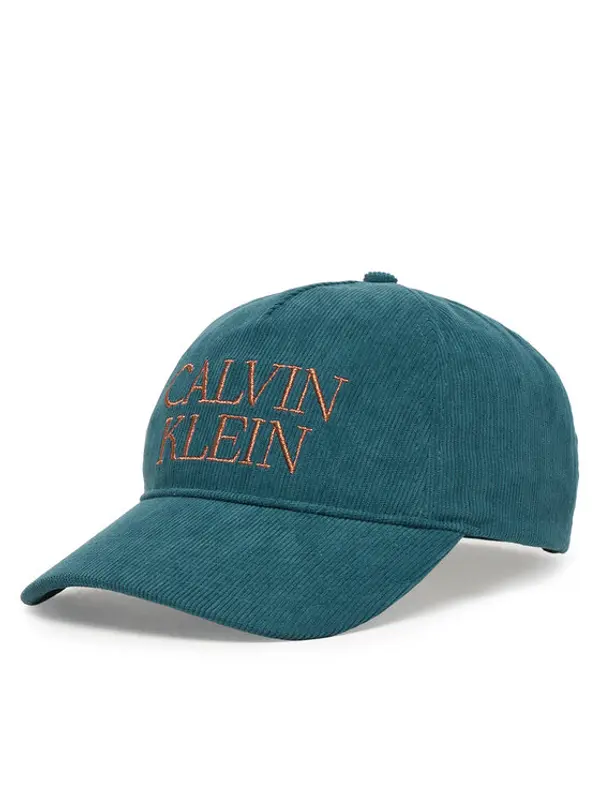 Calvin Klein Calvin Klein Šilterica Corduroy Graphic 5 Panel Cap LV04D5064G Tamnoplava