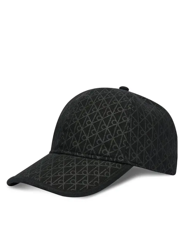 Calvin Klein Calvin Klein Šilterica Emblem Print W Leather Patch Cap LV04D5029G Crna