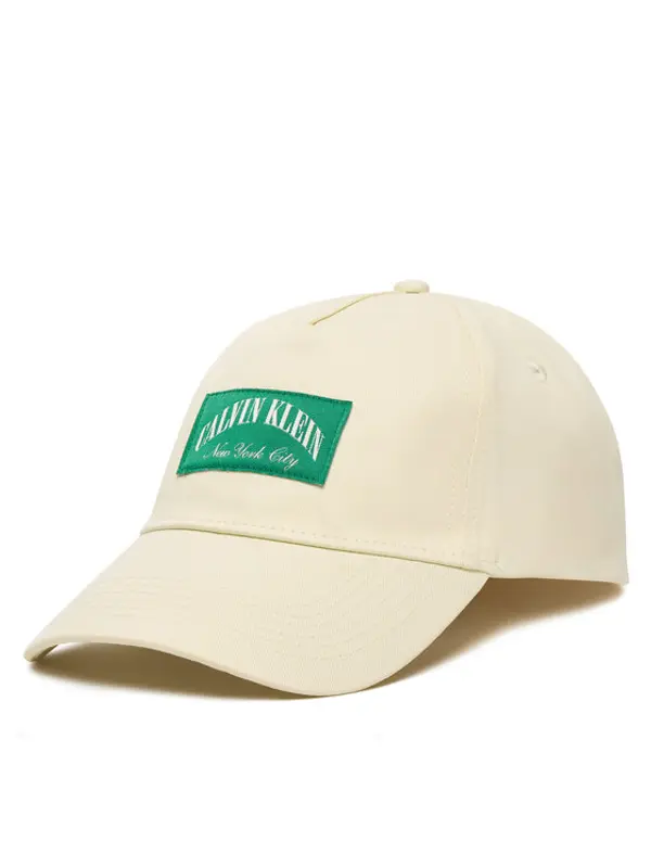 Calvin Klein Calvin Klein Šilterica Heritage Crest Patch Cap LV04D5103G Bež