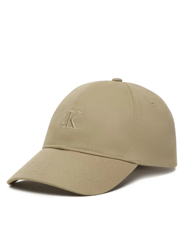 Calvin Klein Calvin Klein Šilterica Monogram Embroidery Baseball Cap LV04G5002G Bež