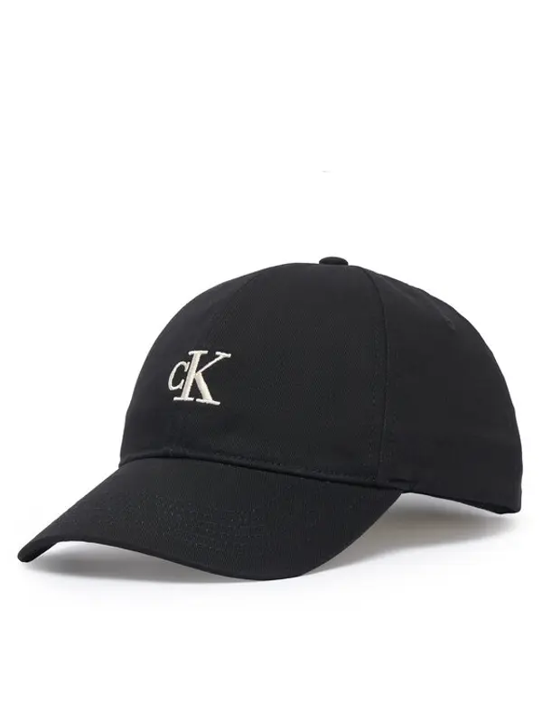 Calvin Klein Calvin Klein Šilterica Monogram Embroidery Baseball Cap LV04G5002G Crna