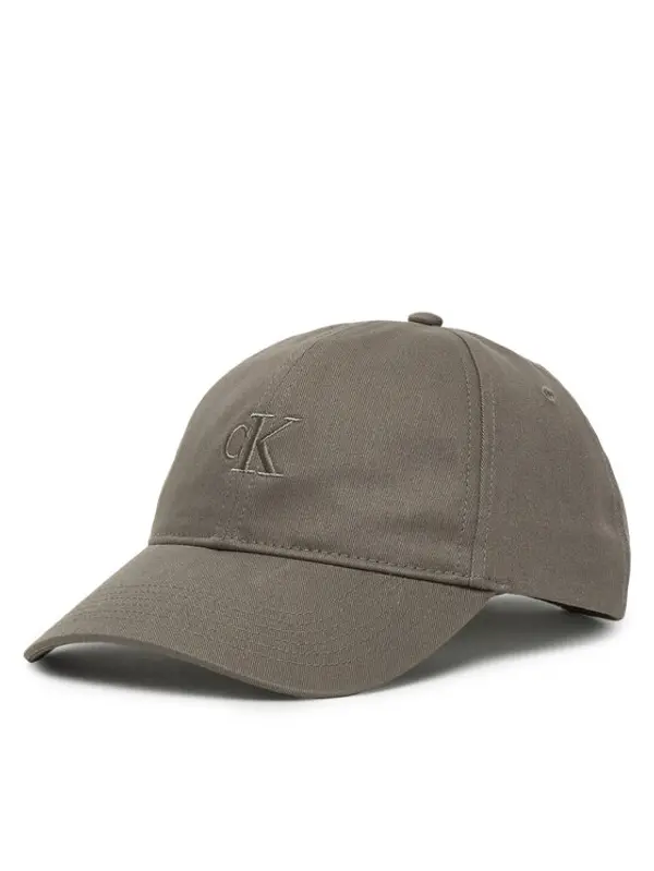 Calvin Klein Calvin Klein Šilterica Monogram Embroidery Baseball Cap LV04G5002G Siva