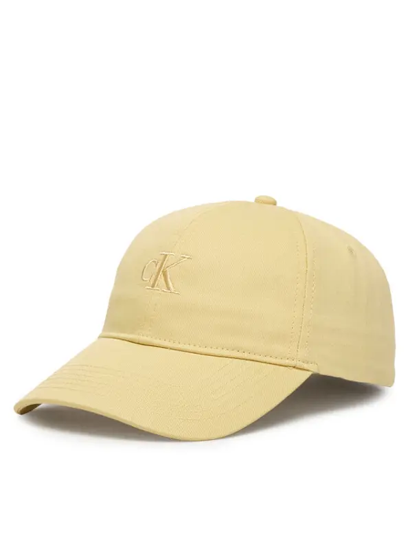 Calvin Klein Calvin Klein Šilterica Monogram Embroidery Baseball Cap LV04K5024G Žuta