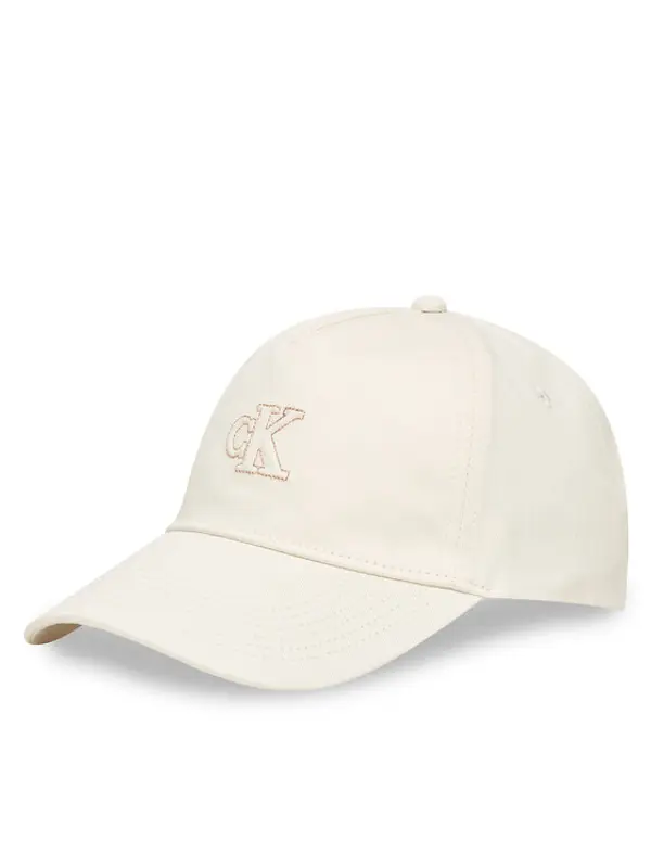 Calvin Klein Calvin Klein Šilterica Monogram Shine Embroidery Cap LV04F5044G Bijela