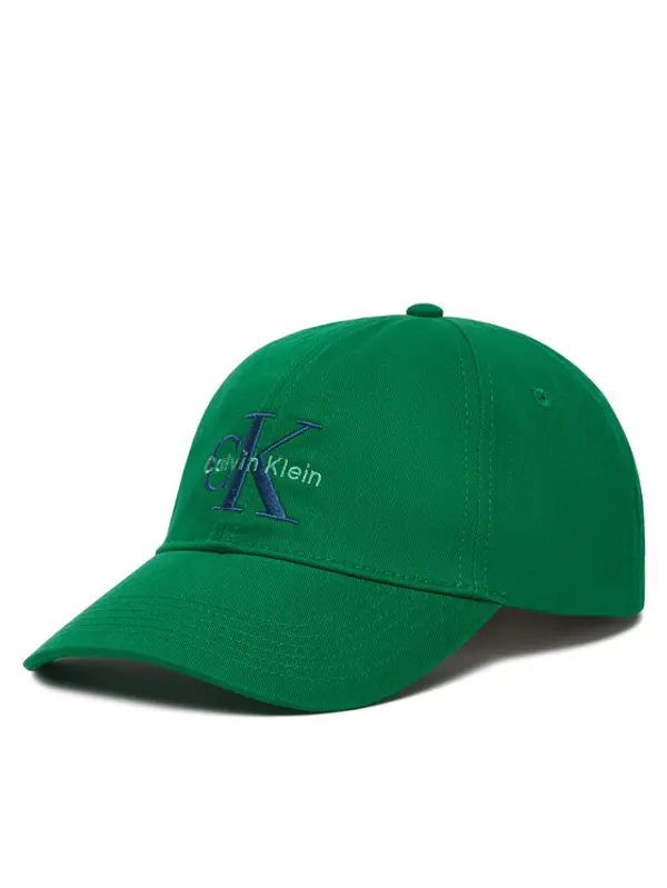 Calvin Klein Calvin Klein Šilterica Monologo Embroidery Baseball Cap LV04G5004G Zelena