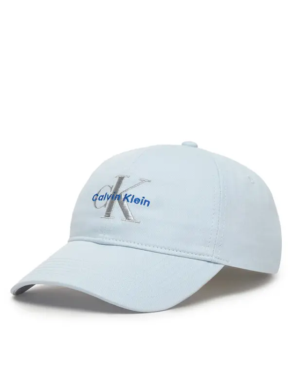 Calvin Klein Calvin Klein Šilterica Monologo Embroidery Baseball Hat LV04K5026G Svijetloplava