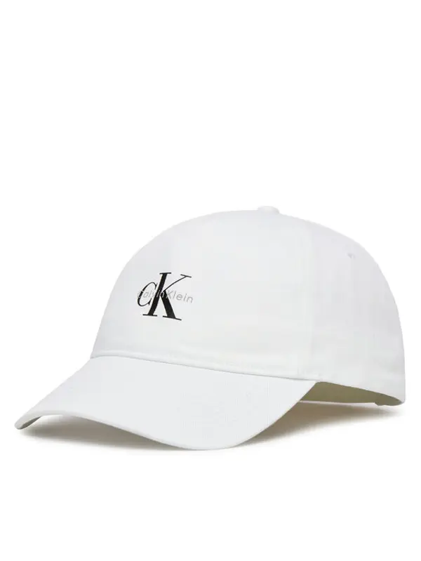 Calvin Klein Calvin Klein Šilterica Monologo Printed Baseball Cap LV04K5027G Bijela