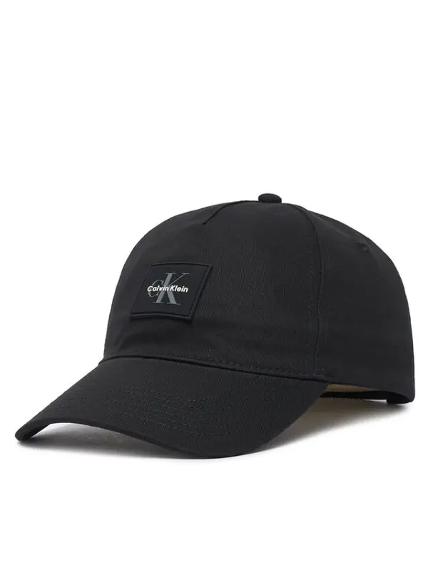 Calvin Klein Calvin Klein Šilterica Monologo Rubber Patch Bb Cap LV04D5136G Crna