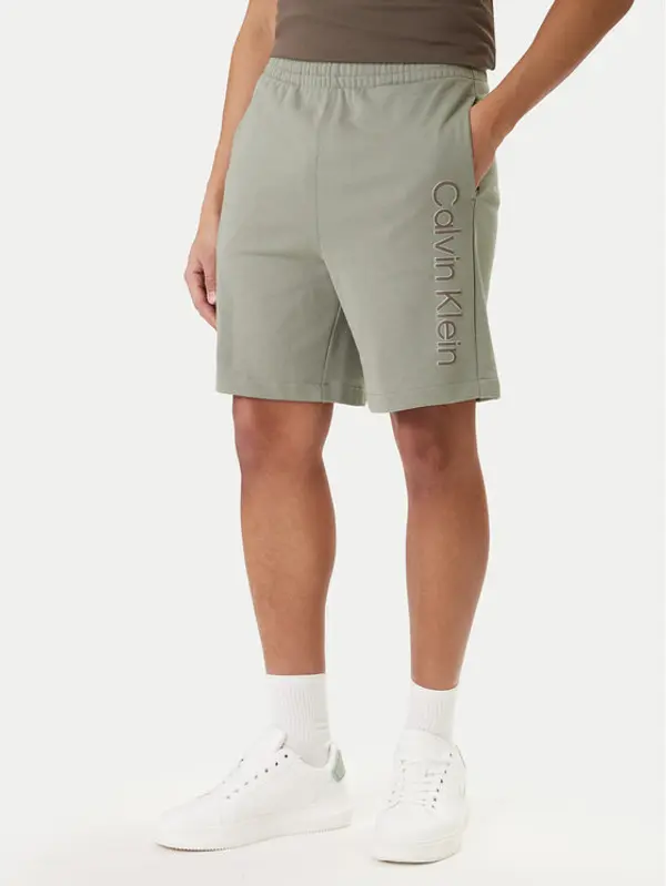 Calvin Klein Calvin Klein Sportske kratke hlače LV04LF240G Bež Regular Fit