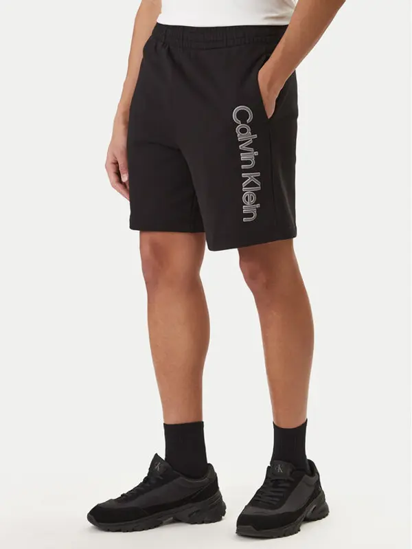 Calvin Klein Calvin Klein Sportske kratke hlače LV04LF240G Crna Regular Fit