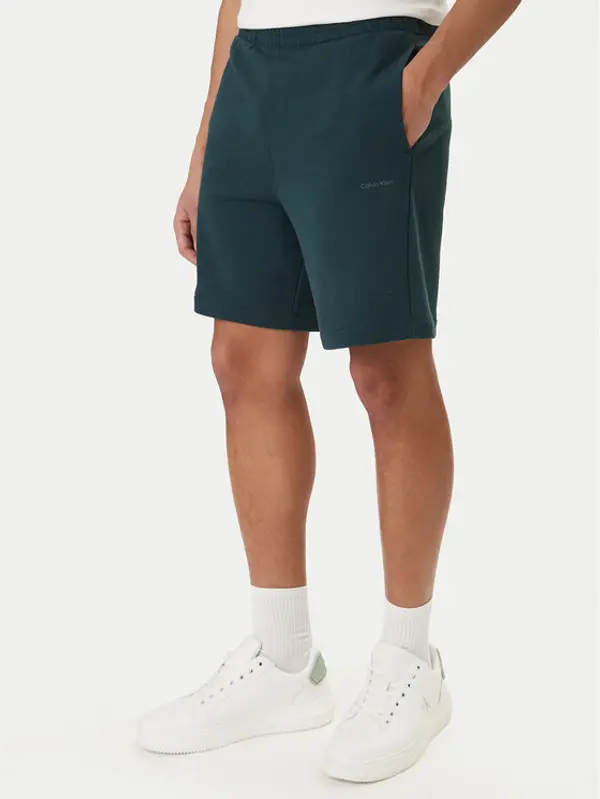 Calvin Klein Calvin Klein Sportske kratke hlače Nano Logo LV04LF244G Zelena Regular Fit