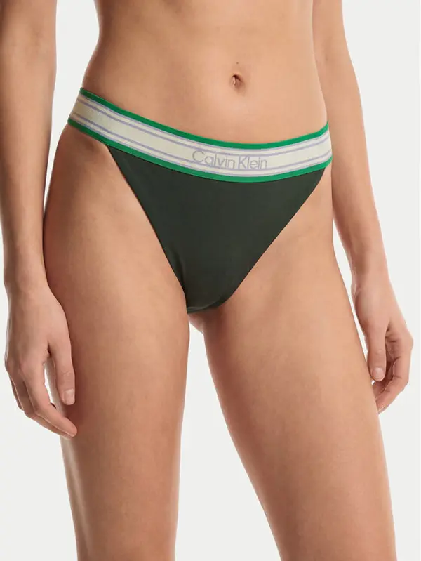 Calvin Klein Swimwear Calvin Klein Swimwear Donji dio kupaćeg kostima LV00Q61104 Tamno zelena