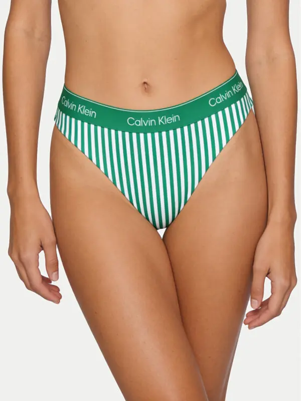 Calvin Klein Swimwear Calvin Klein Swimwear Donji dio kupaćeg kostima LV00Q61132 Zelena