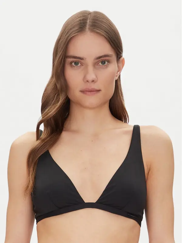 Calvin Klein Swimwear Calvin Klein Swimwear Gornji dio kupaćeg kostima Fixed Triangle-Rp KW0KW02844 Crna