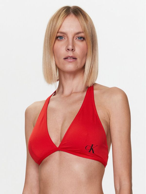 Calvin Klein Swimwear Calvin Klein Swimwear Gornji dio kupaćeg kostima Halterneck KW0KW01973 Crvena