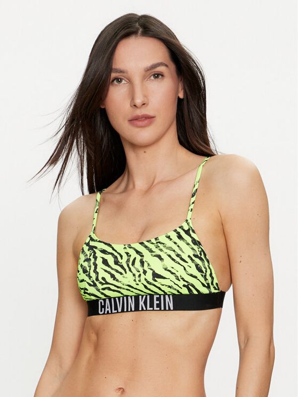 Calvin Klein Swimwear Calvin Klein Swimwear Gornji dio kupaćeg kostima KW0KW02333 Zelena
