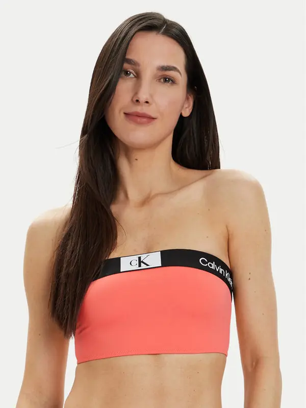 Calvin Klein Swimwear Calvin Klein Swimwear Gornji dio kupaćeg kostima KW0KW02355 Koraljna