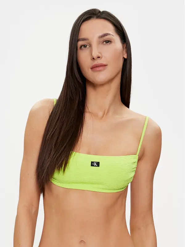 Calvin Klein Swimwear Calvin Klein Swimwear Gornji dio kupaćeg kostima KW0KW02395 Zelena