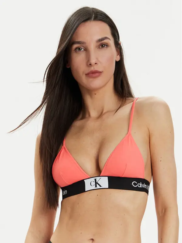 Calvin Klein Swimwear Calvin Klein Swimwear Gornji dio kupaćeg kostima KW0KW02451 Koraljna