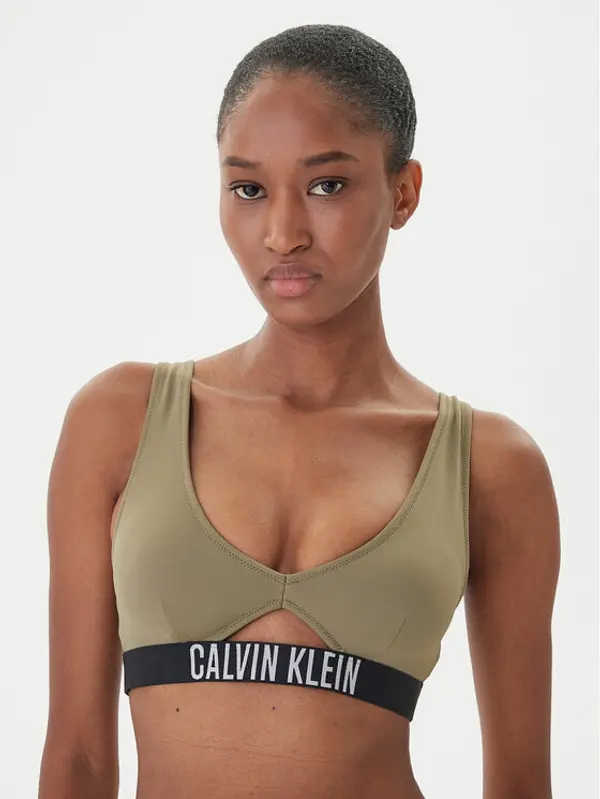 Calvin Klein Swimwear Calvin Klein Swimwear Gornji dio kupaćeg kostima KW0KW02745 Zelena