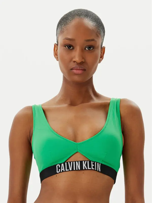 Calvin Klein Swimwear Calvin Klein Swimwear Gornji dio kupaćeg kostima KW0KW02745 Zelena