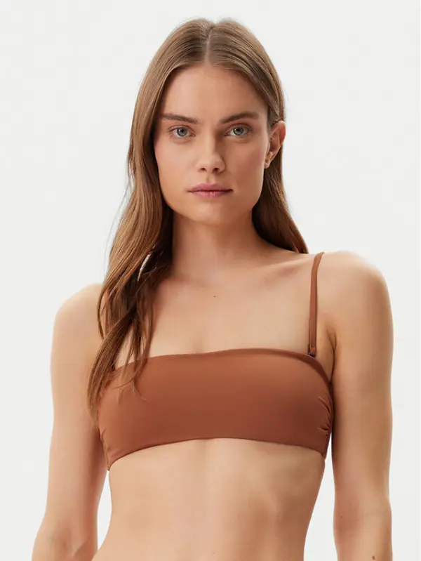 Calvin Klein Swimwear Calvin Klein Swimwear Gornji dio kupaćeg kostima KW0KW02845 Smeđa