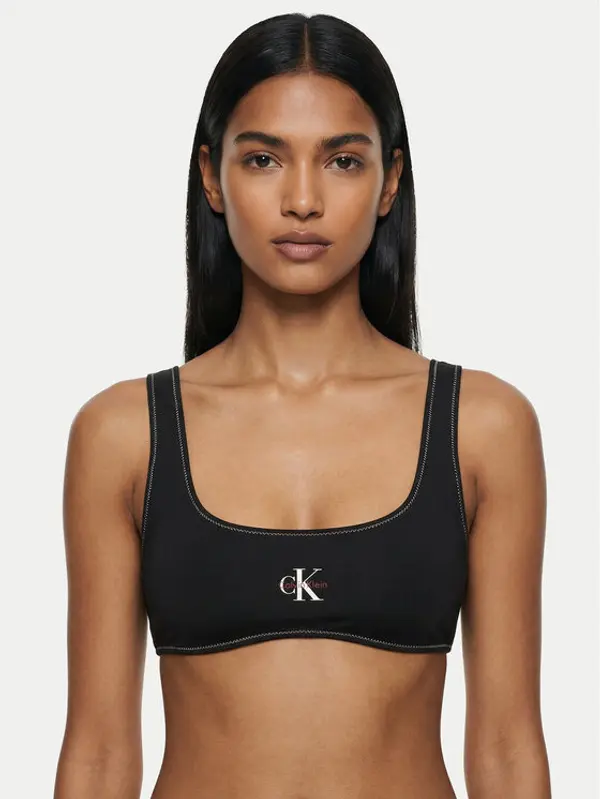 Calvin Klein Swimwear Calvin Klein Swimwear Gornji dio kupaćeg kostima LV00Q61100 Crna