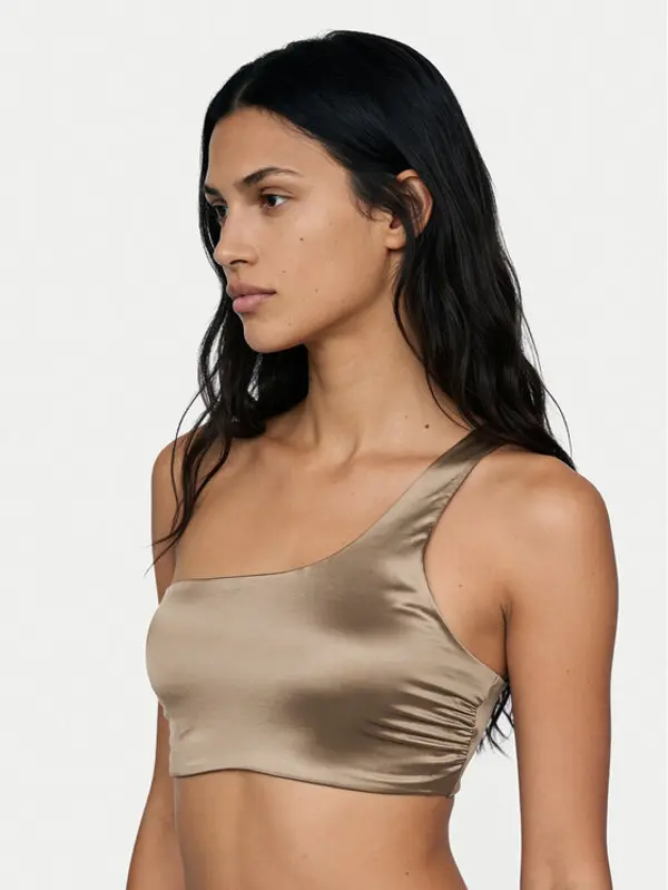 Calvin Klein Swimwear Calvin Klein Swimwear Gornji dio kupaćeg kostima LV00Q61114 Smeđa