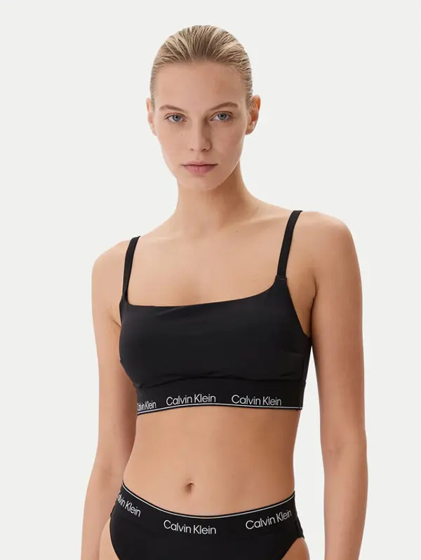 Calvin Klein Swimwear Calvin Klein Swimwear Gornji dio kupaćeg kostima LV00Q61130 Crna