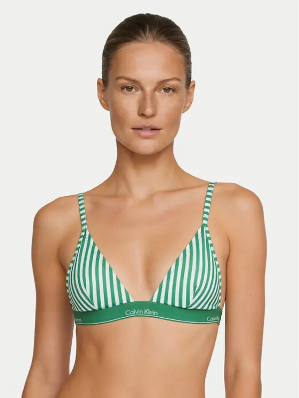 Calvin Klein Swimwear Calvin Klein Swimwear Gornji dio kupaćeg kostima LV00Q61208 Zelena