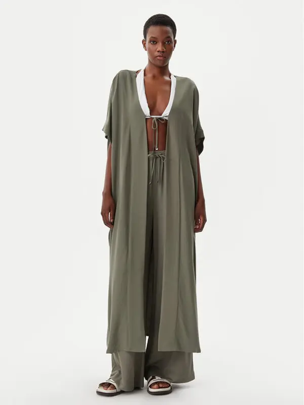 Calvin Klein Swimwear Calvin Klein Swimwear Haljina za plažu KW0KW02822 Zelena Relaxed Fit