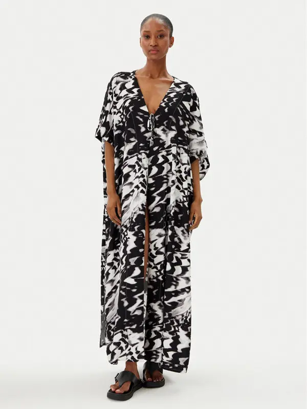 Calvin Klein Swimwear Calvin Klein Swimwear Kimono KW0KW02822 Crna Relaxed Fit