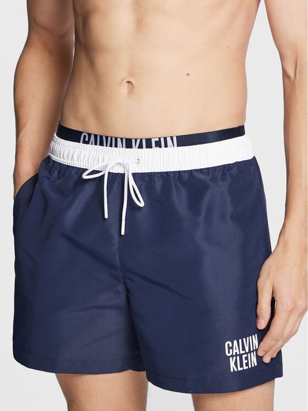 Calvin Klein Swimwear Calvin Klein Swimwear Kupaće gaće i hlače KM0KM00791 Tamnoplava Regular Fit