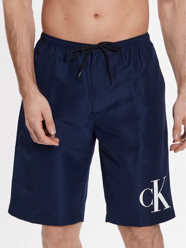 Calvin Klein Swimwear Calvin Klein Swimwear Kupaće gaće i hlače KM0KM00805 Tamnoplava Regular Fit