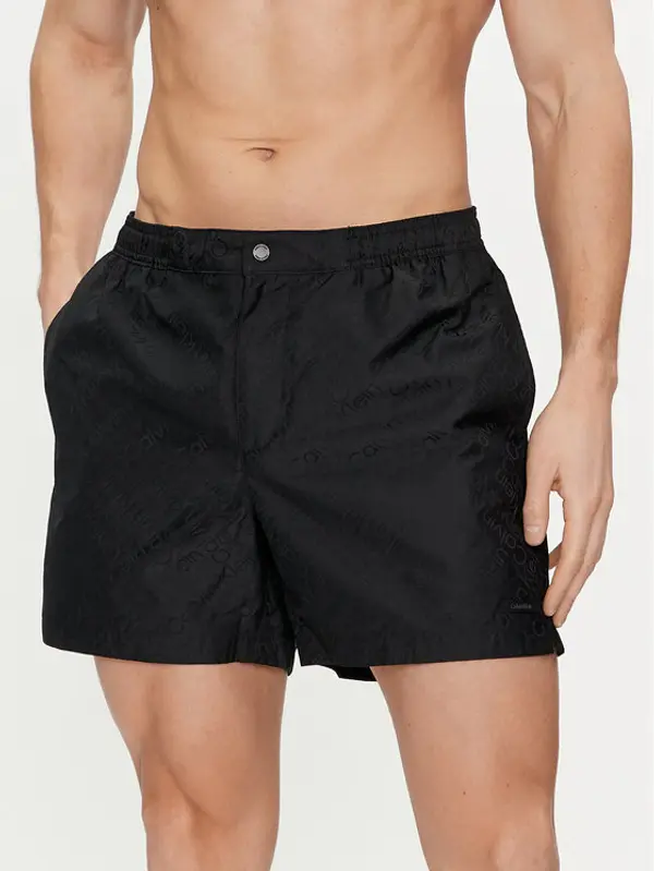 Calvin Klein Swimwear Calvin Klein Swimwear Kupaće gaće i hlače KM0KM00943 Crna Regular Fit