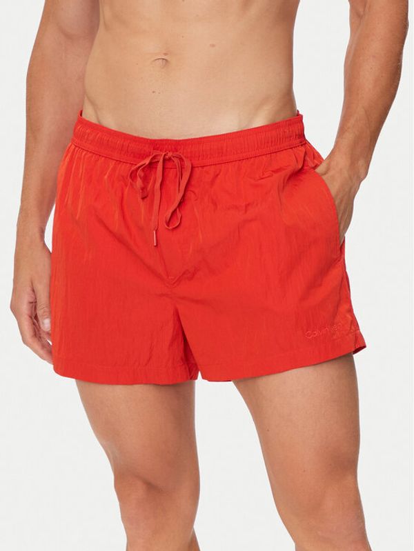 Calvin Klein Swimwear Calvin Klein Swimwear Kupaće gaće i hlače KM0KM01048 Crvena Regular Fit