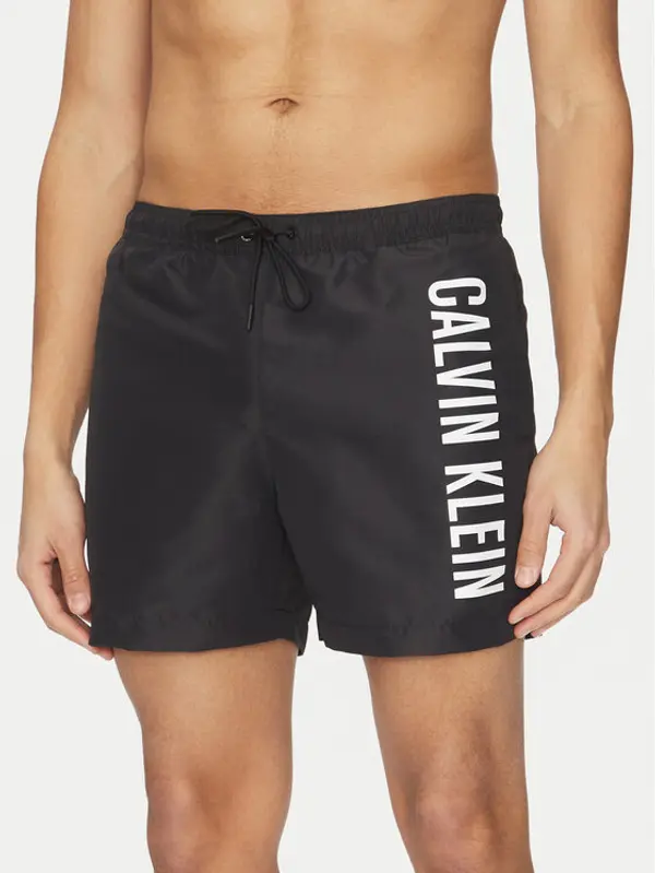 Calvin Klein Swimwear Calvin Klein Swimwear Kupaće gaće i hlače KM0KM01092 Crna Regular Fit