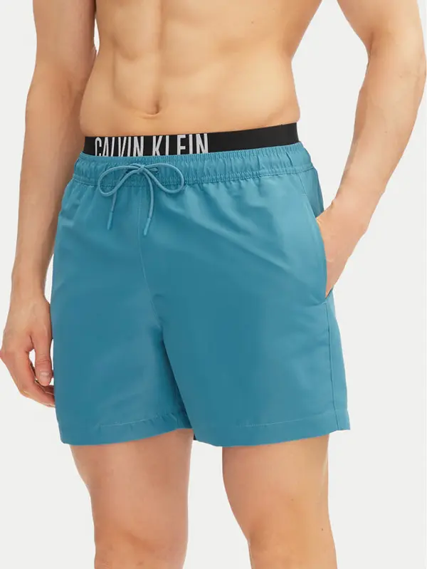 Calvin Klein Swimwear Calvin Klein Swimwear Kupaće gaće i hlače KM0KM01093 Plava Regular Fit