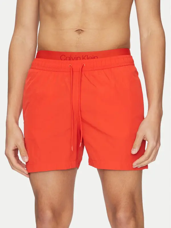 Calvin Klein Swimwear Calvin Klein Swimwear Kupaće gaće i hlače KM0KM01104 Crvena Regular Fit