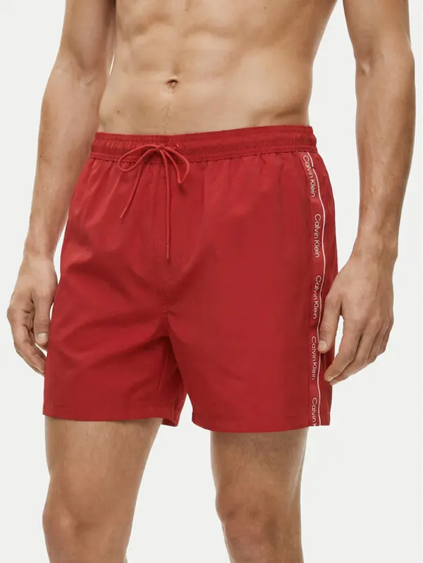 Calvin Klein Swimwear Calvin Klein Swimwear Kupaće gaće i hlače LV00N61002 Crvena Regular Fit