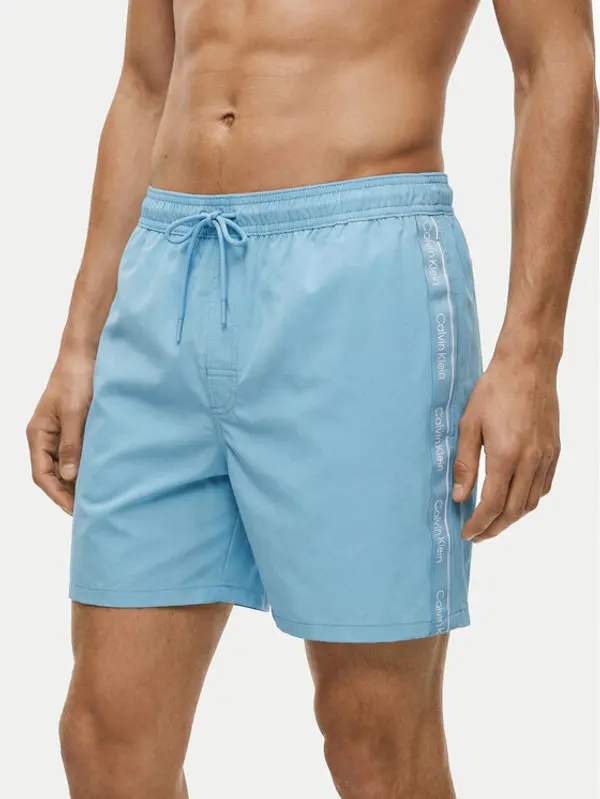 Calvin Klein Swimwear Calvin Klein Swimwear Kupaće gaće i hlače LV00N61002 Svijetloplava Regular Fit