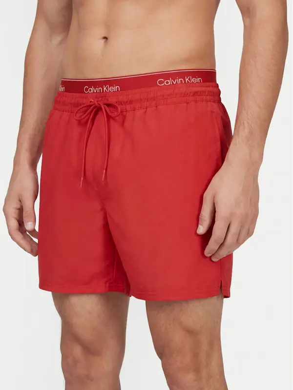 Calvin Klein Swimwear Calvin Klein Swimwear Kupaće gaće i hlače LV00N61024 Crvena Regular Fit