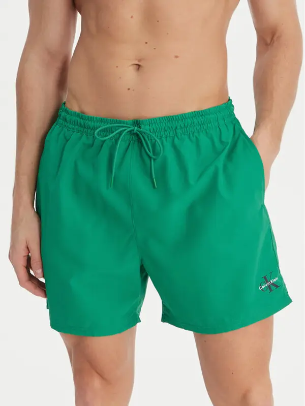 Calvin Klein Swimwear Calvin Klein Swimwear Kupaće gaće i hlače LV00N61045 Zelena